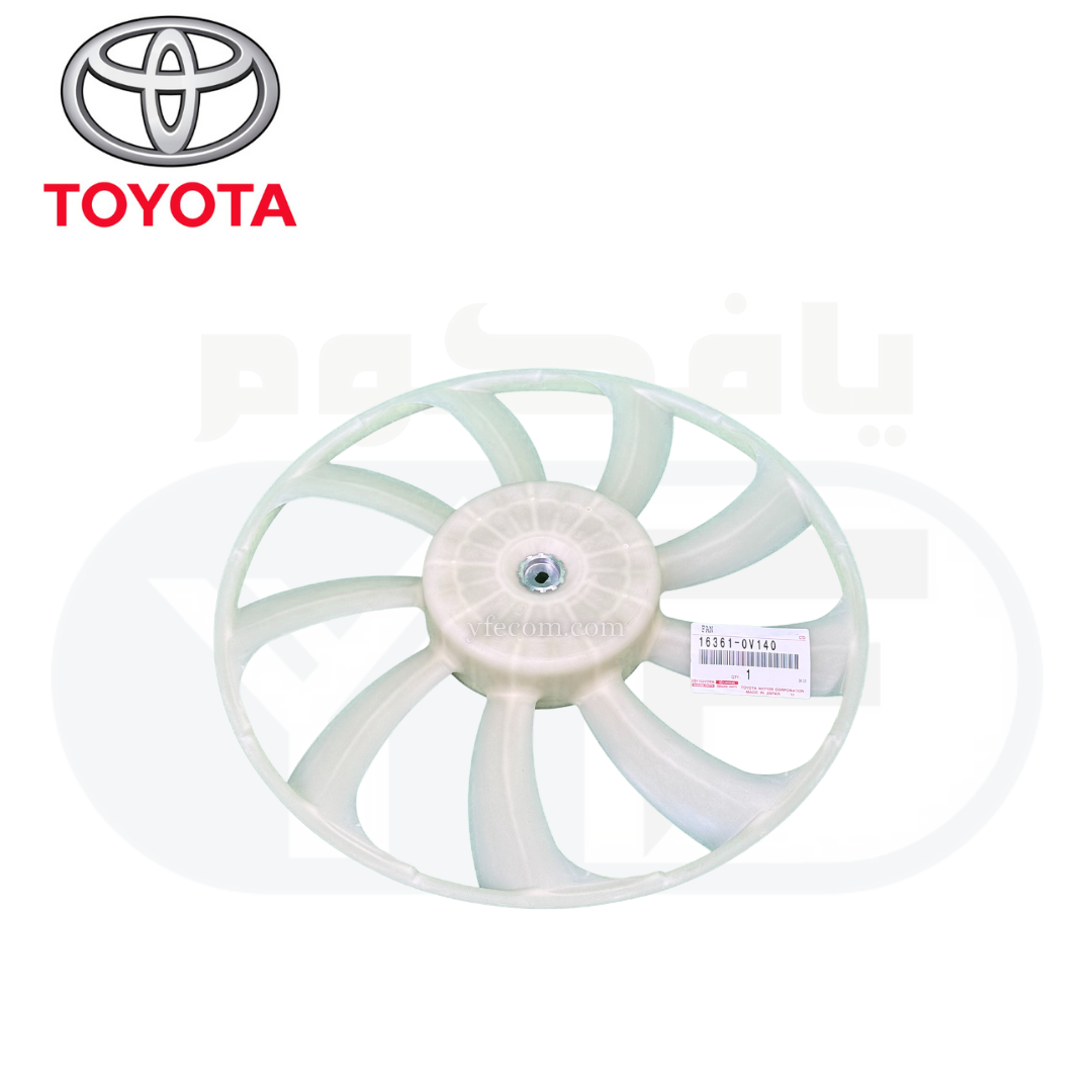 16361-0V140 مروحة مكينة لكزس ES/ كامري 2013-2017 9ريشه - الصورة 1